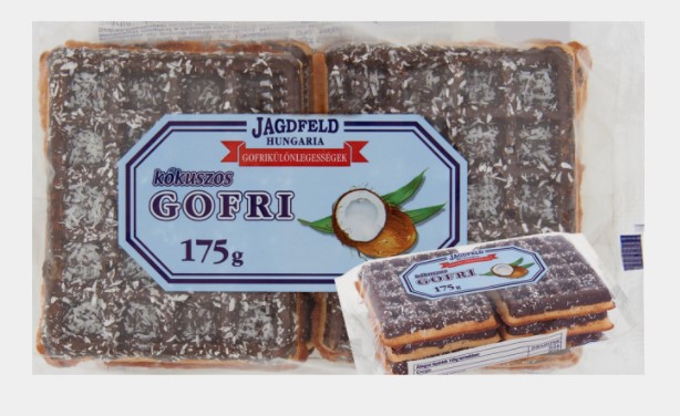 Kókuszos gofri 175g